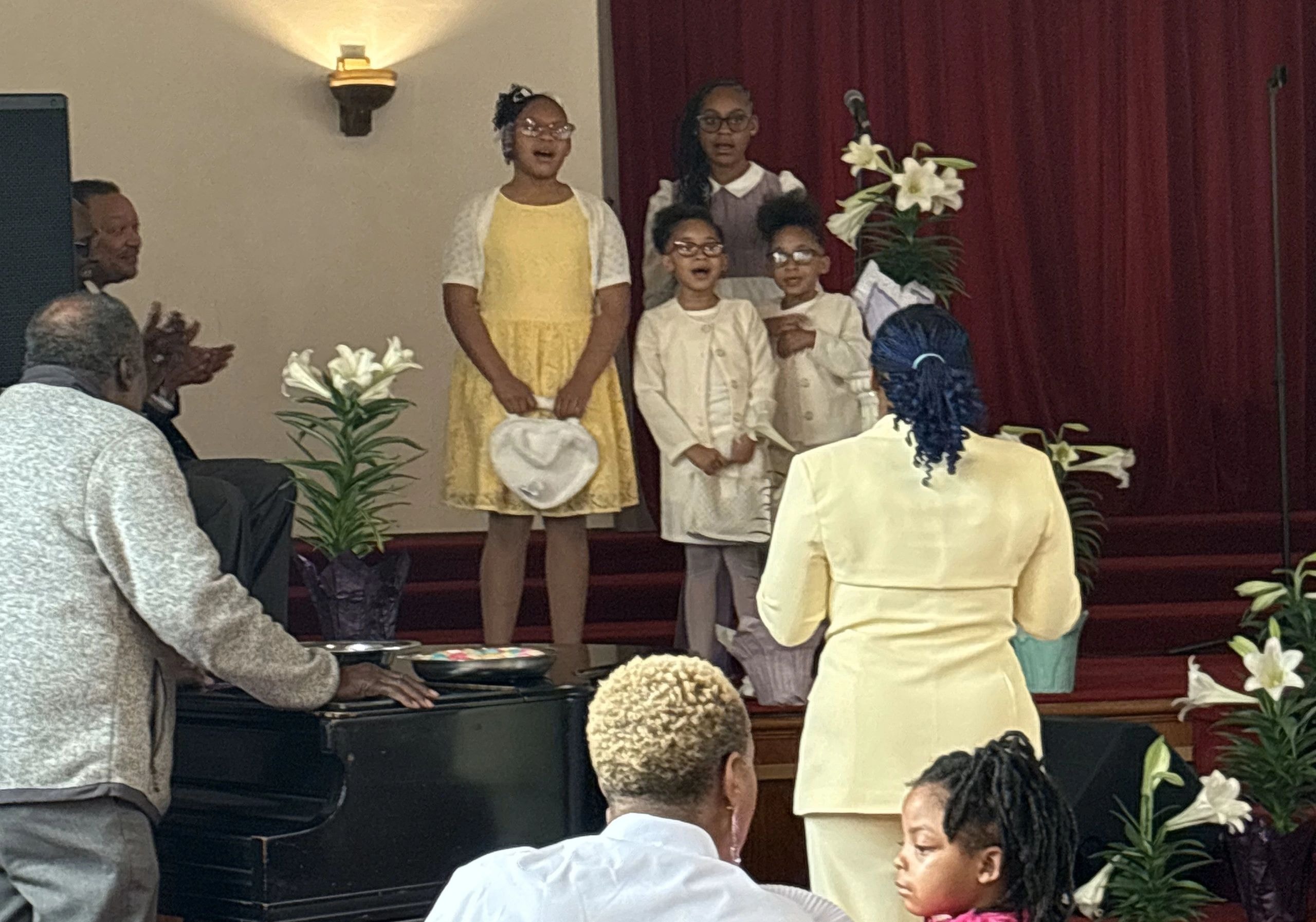 Our choir bringing the house down for the Lord