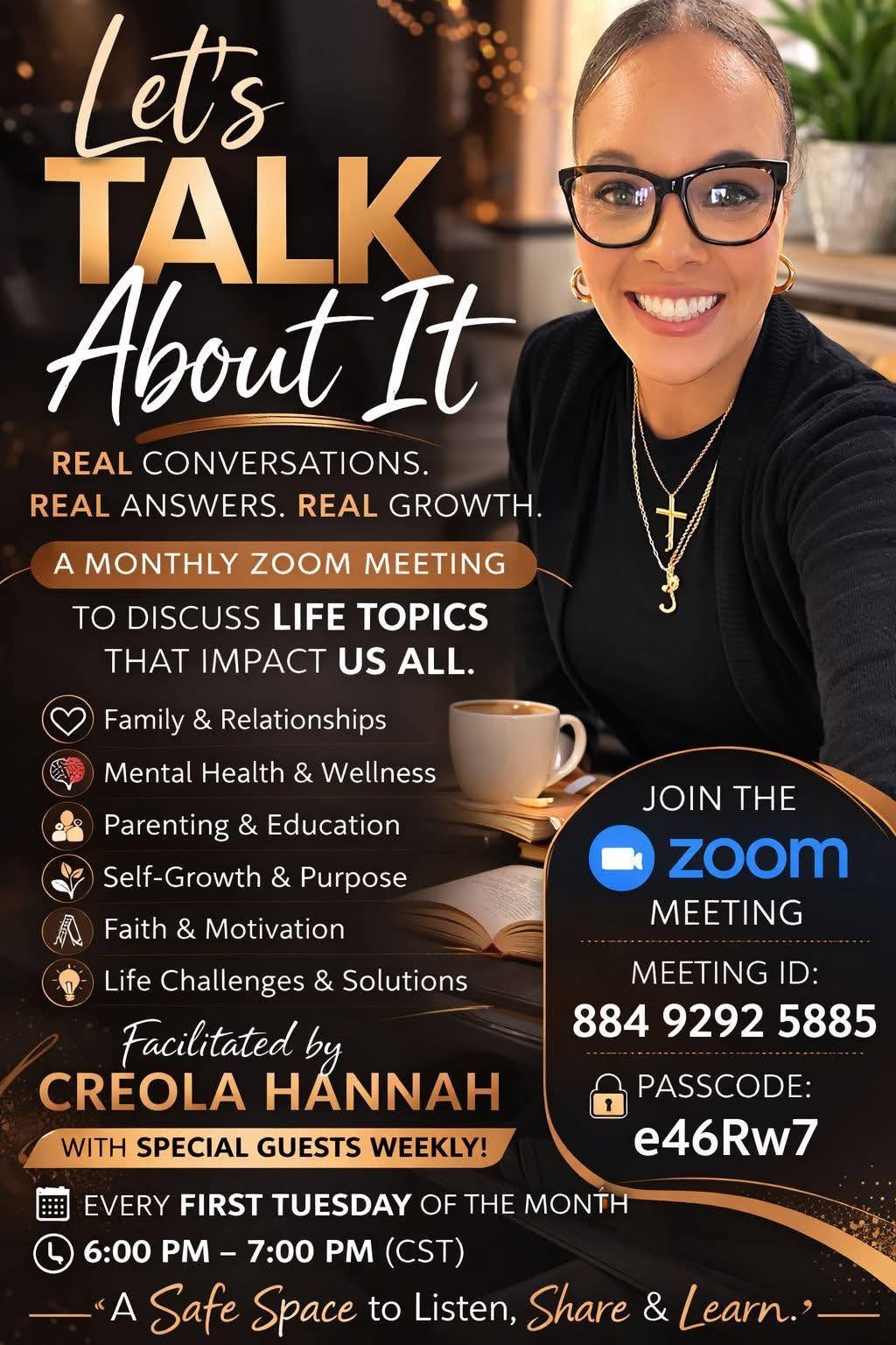 Let's Talk About It — real conversations, real growth